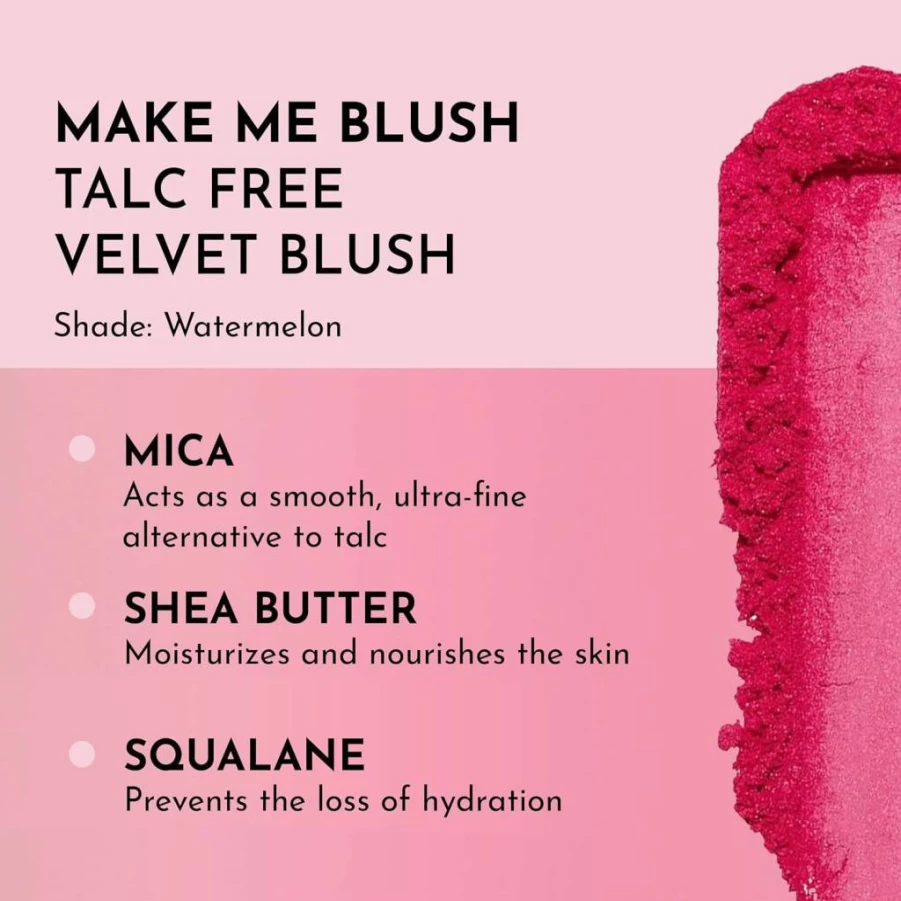 LAWLESS Make Me Blush Talc-Free Powder Blush in Sakura Pink, 0.18 oz | Velvet Finish & Vegan Formula