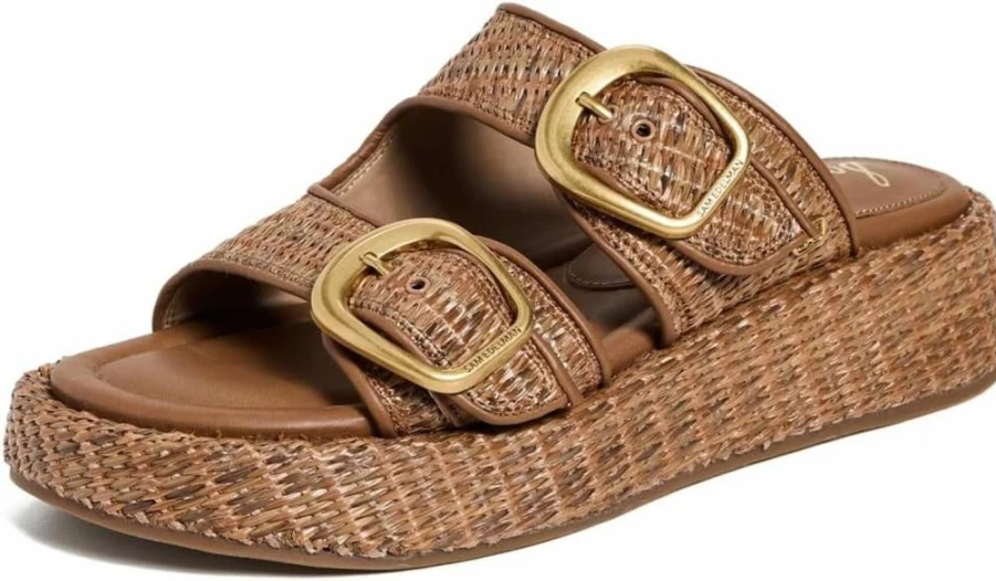 Sam Edelman Women's Nerissa Slide Sandal | Comfortable Slide Sandals for Women | Casual Summer Footwear