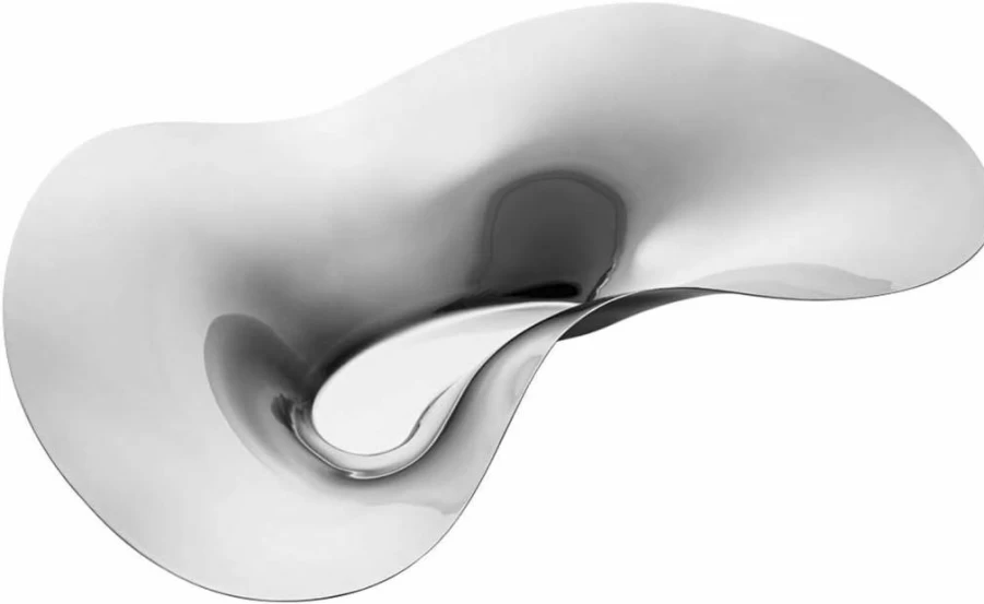 Georg Jensen Indulgence Stainless Steel Fruit Bowl - Modern Scandinavian Design