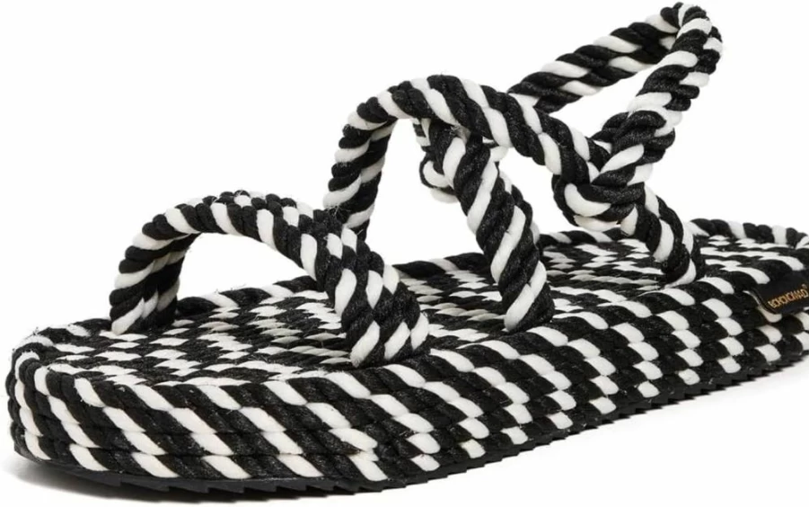 BOHONOMAD Women's Bahamas Platform Sandals - Comfortable Beach Summer Slide Shoes