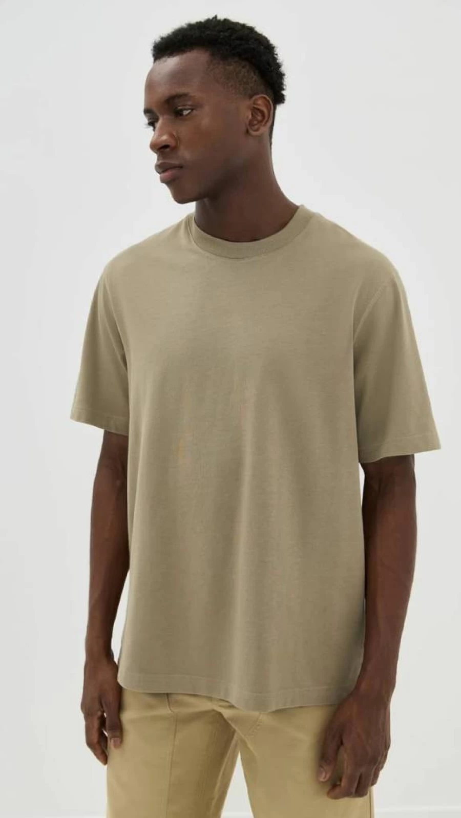 Reigning Champ Men's Midweight Jersey T-Shirt - Premium Cotton Crewneck Tee