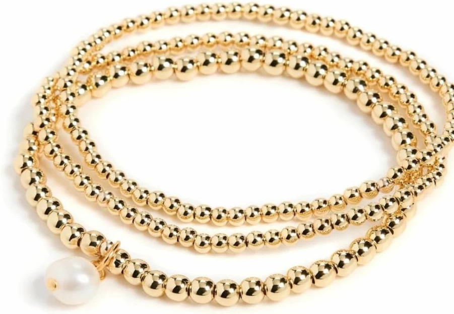 SHASHI Veronica Bracelet Set for Women - Elegant Stackable Bracelets - Trendy Boho Jewelry Gift
