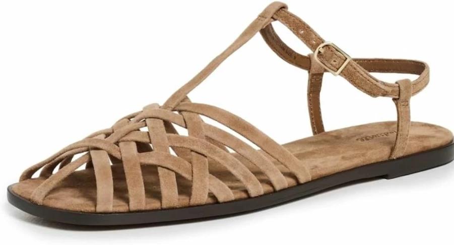 Madewell Women's Milano Suede Fisherman Sandals – Comfortable Casual Summer Footwear