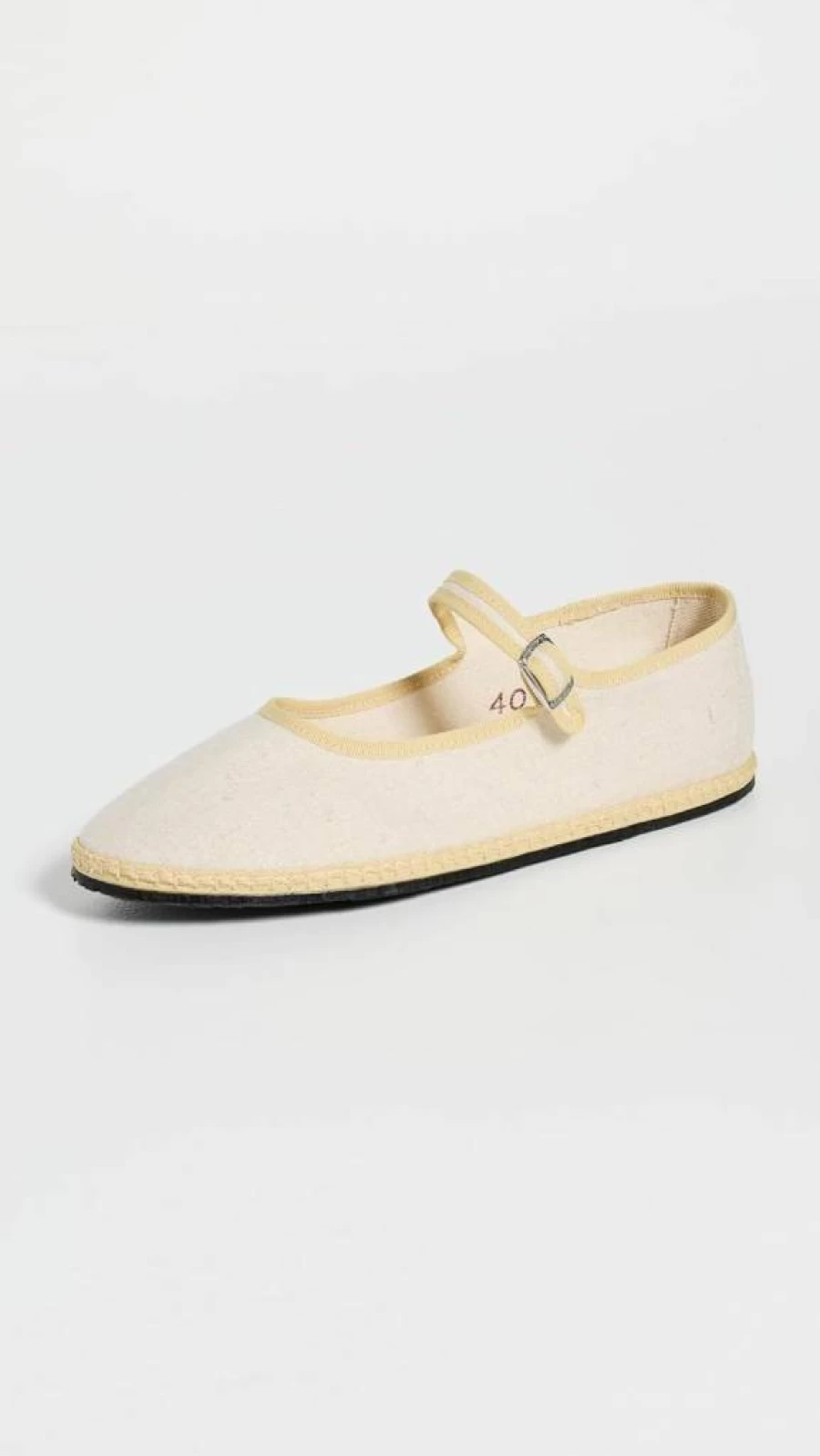 ViBi VENEZiA Women's Classic Linen Mary Jane Shoes – Comfortable & Stylish Flat Loafers