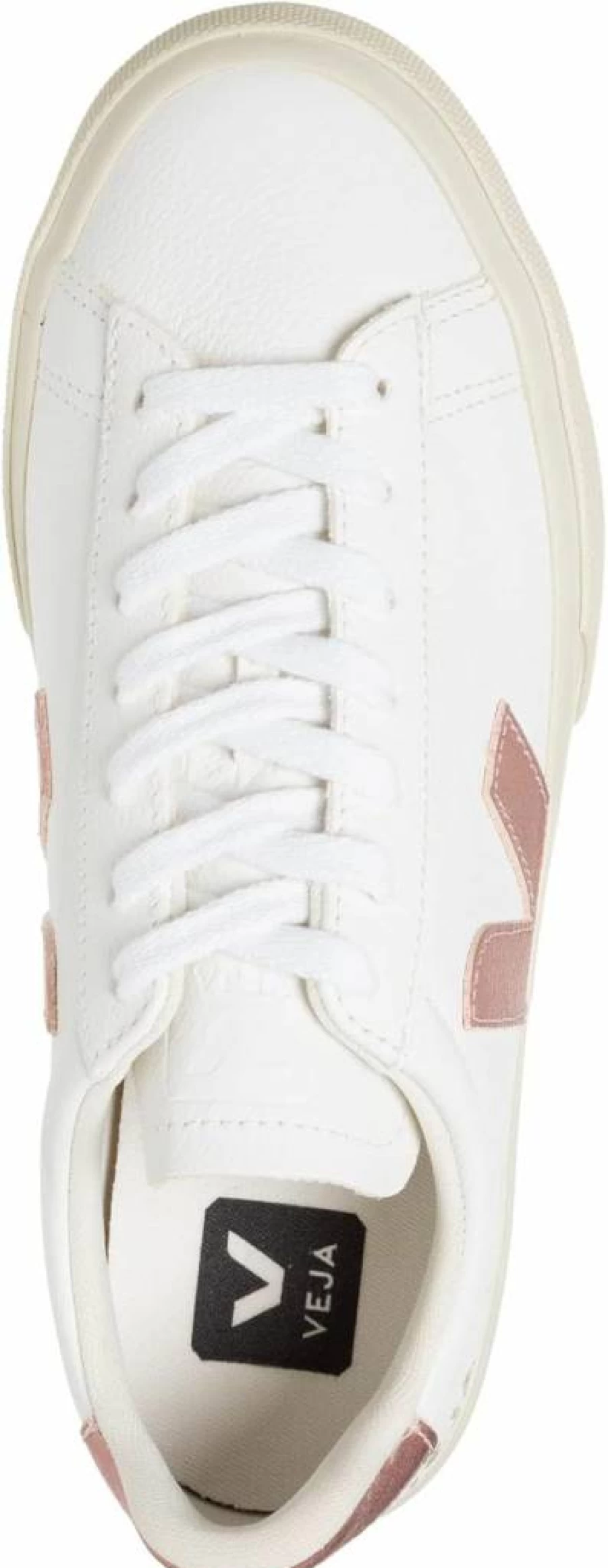 Veja Campo Women's Black and White Leather Sneakers – Sustainable Vegan Shoes