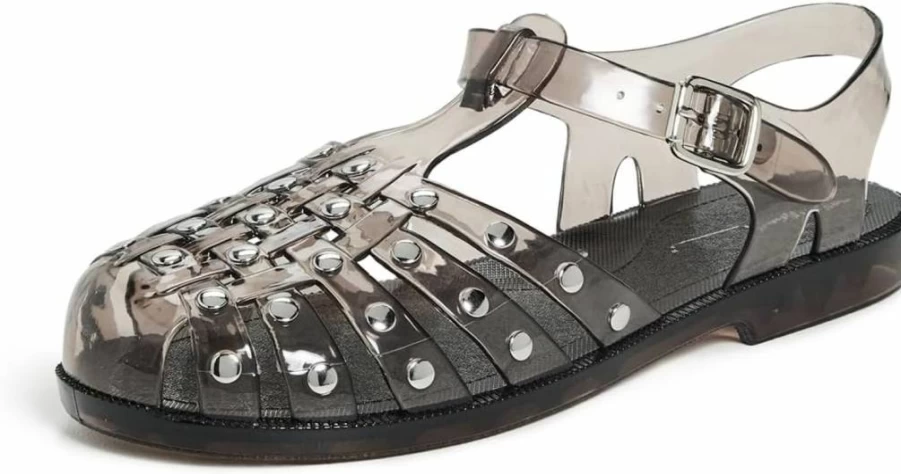 Intentionally Blank Women's Studded Jelly Sandals – Ellery Style Summer Shoes