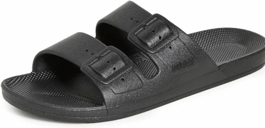 Freedom Moses Unisex Two-Band Slide Sandals for Women & Men - Comfortable & Stylish