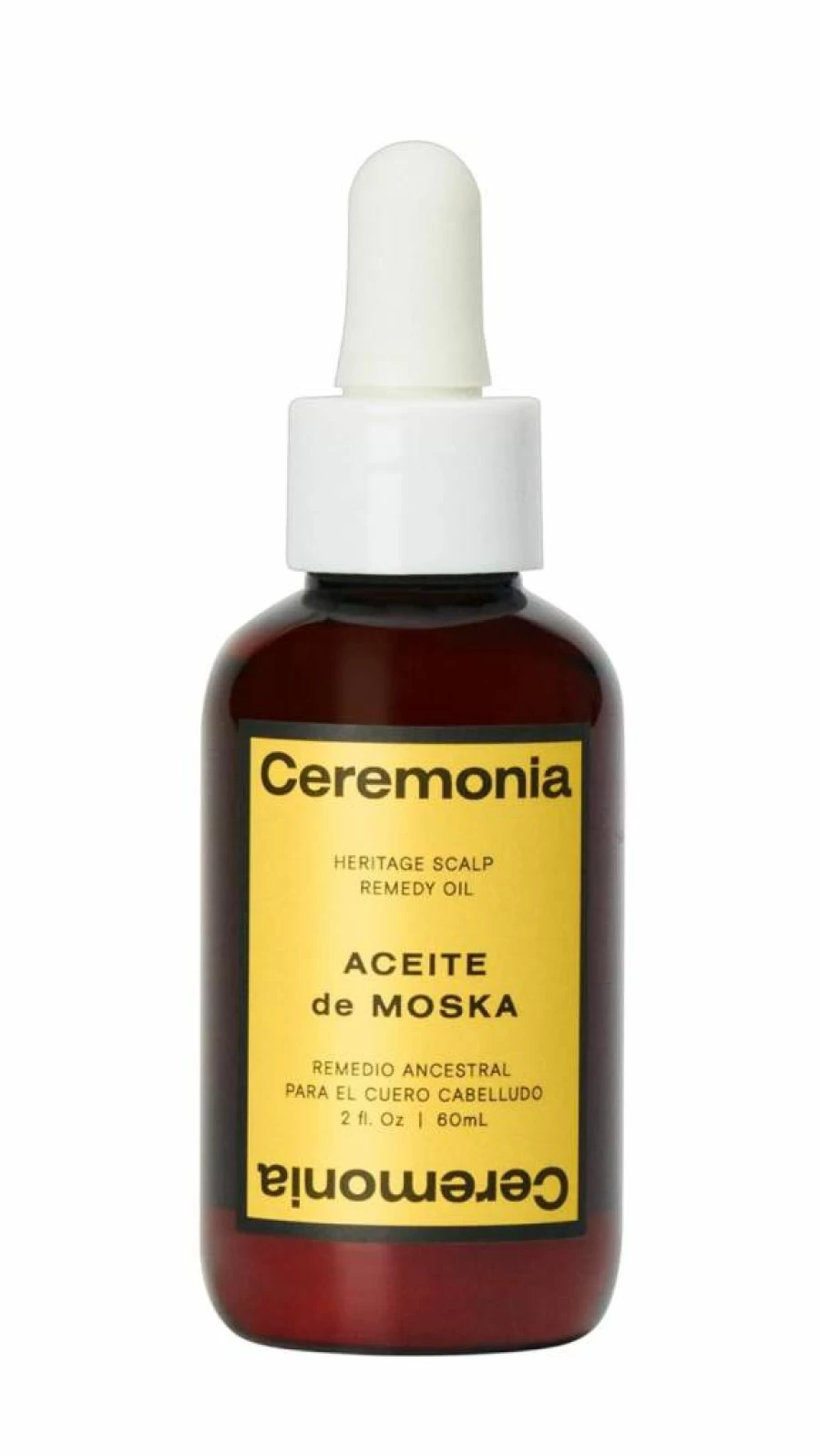 Ceremonia Aceite De Moska Scalp Oil for Hair Growth & Scalp Health, 2 Fl Oz (60 mL) Nourishing Treatment with Natural Ingredients